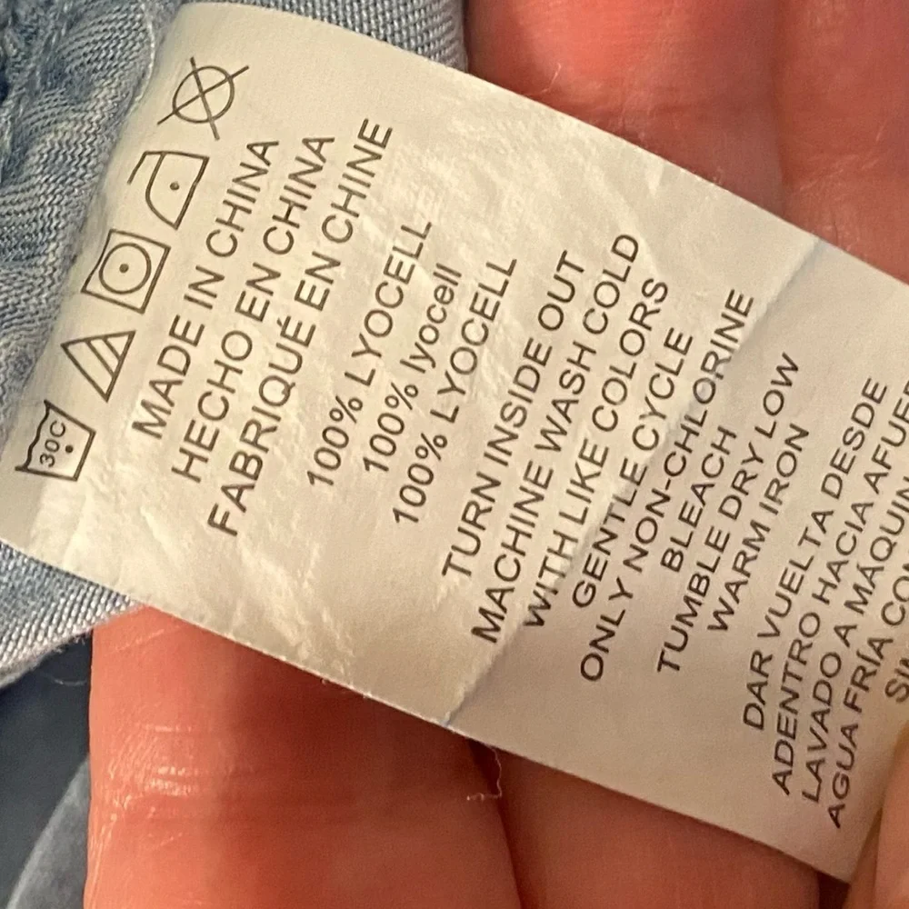 Michael Michael Kors Joggers Chambray Tie Waist XL